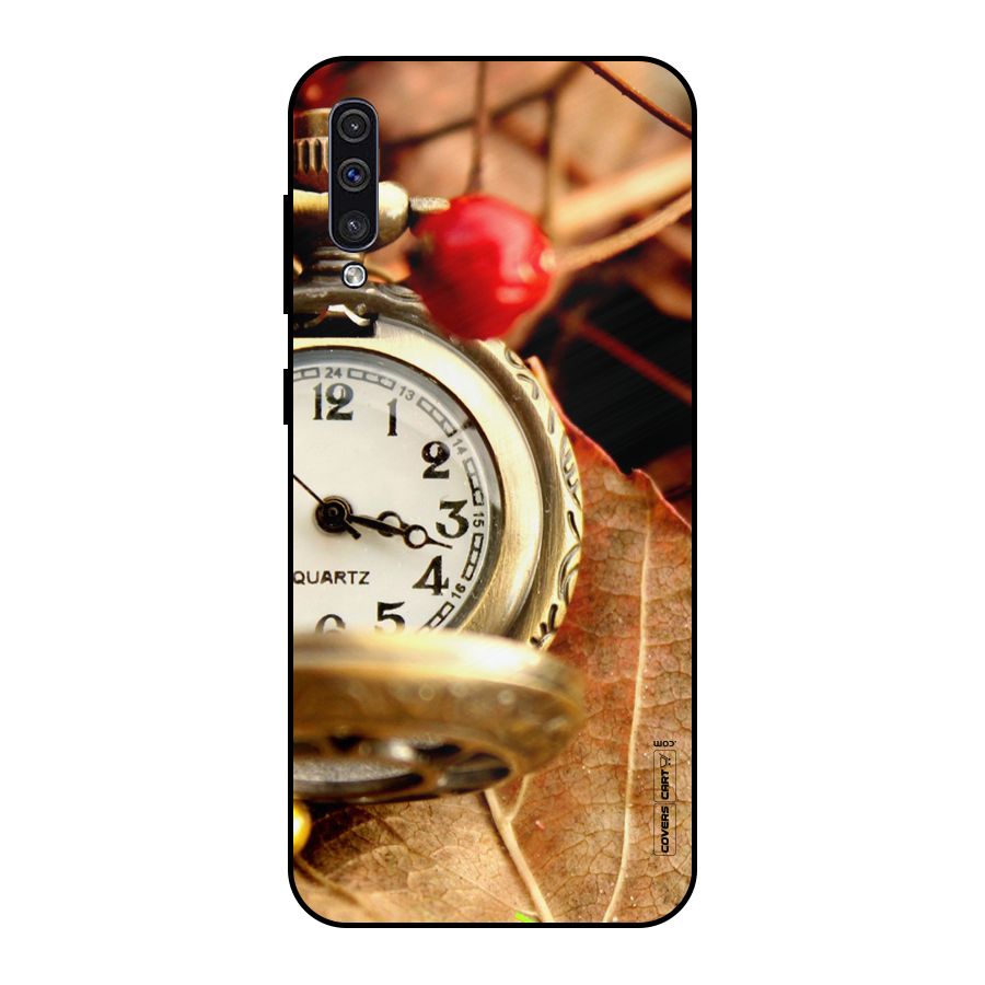Cherry And Clock Metal Back Case for Galaxy A30s