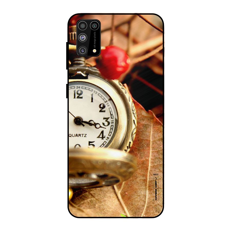 Cherry And Clock Metal Back Case for Galaxy F41