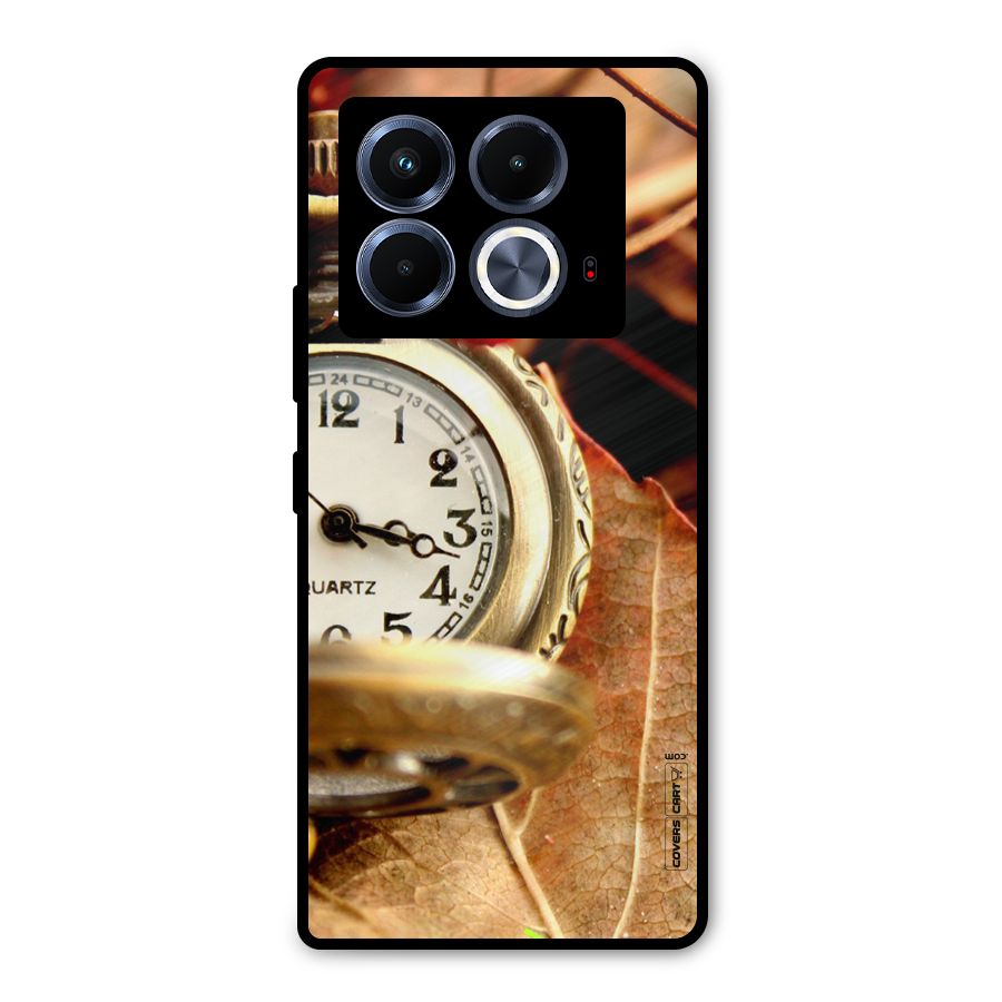 Cherry And Clock Metal Back Case for Infinix Note 40 5G