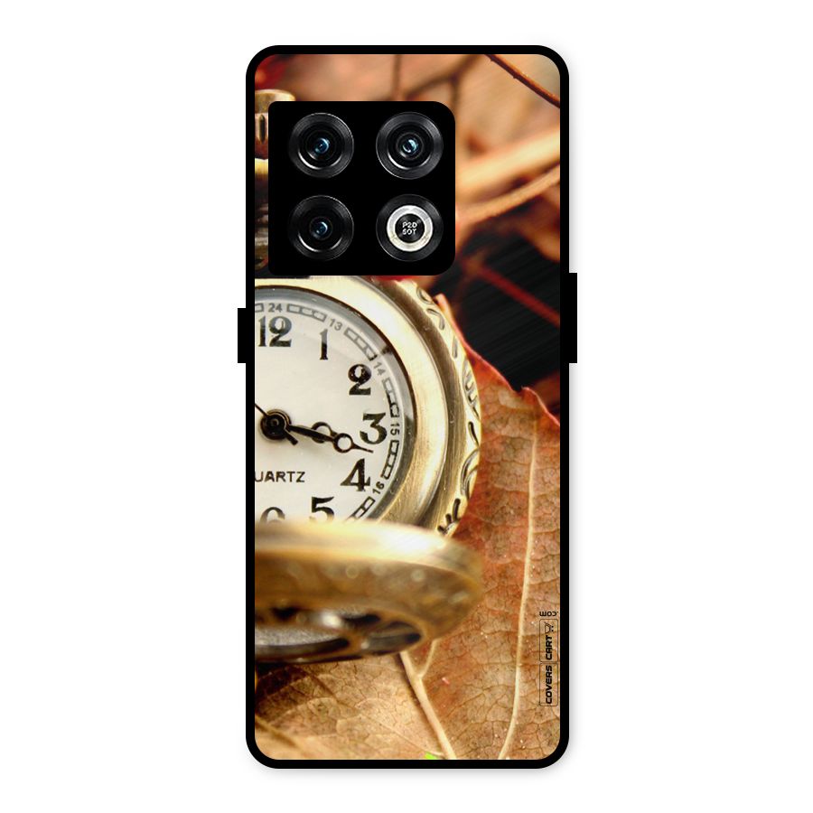 Cherry And Clock Metal Back Case for OnePlus 10 Pro 5G