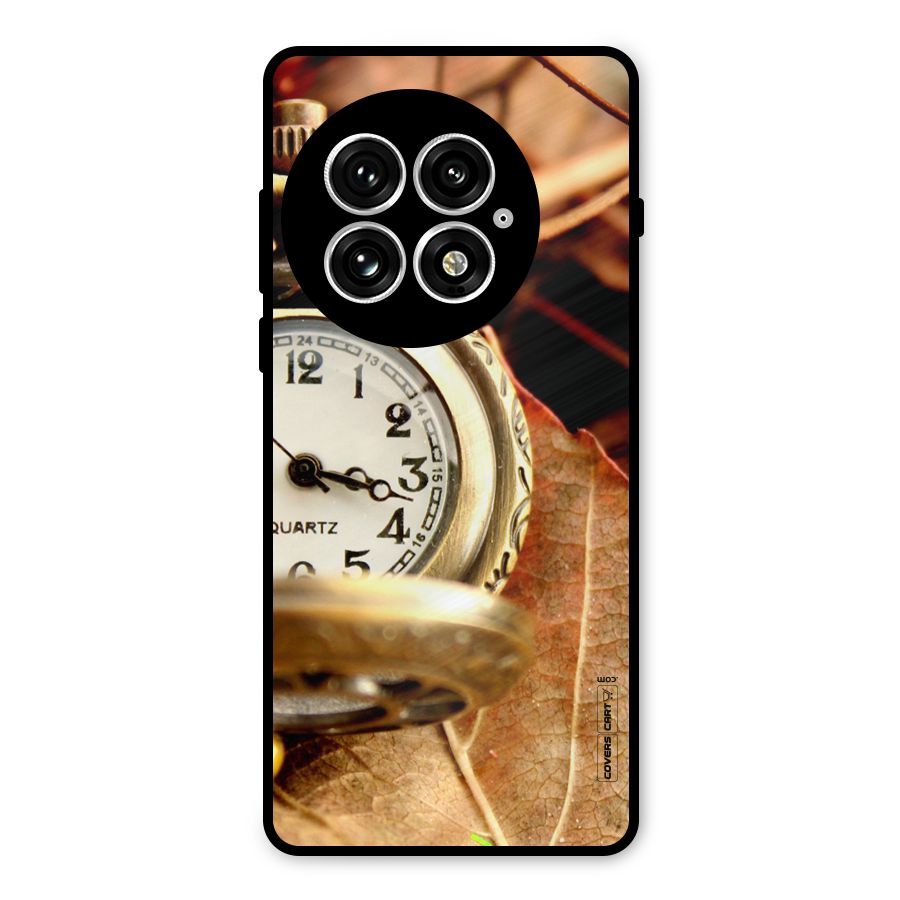 Cherry And Clock Metal Back Case for OnePlus 13