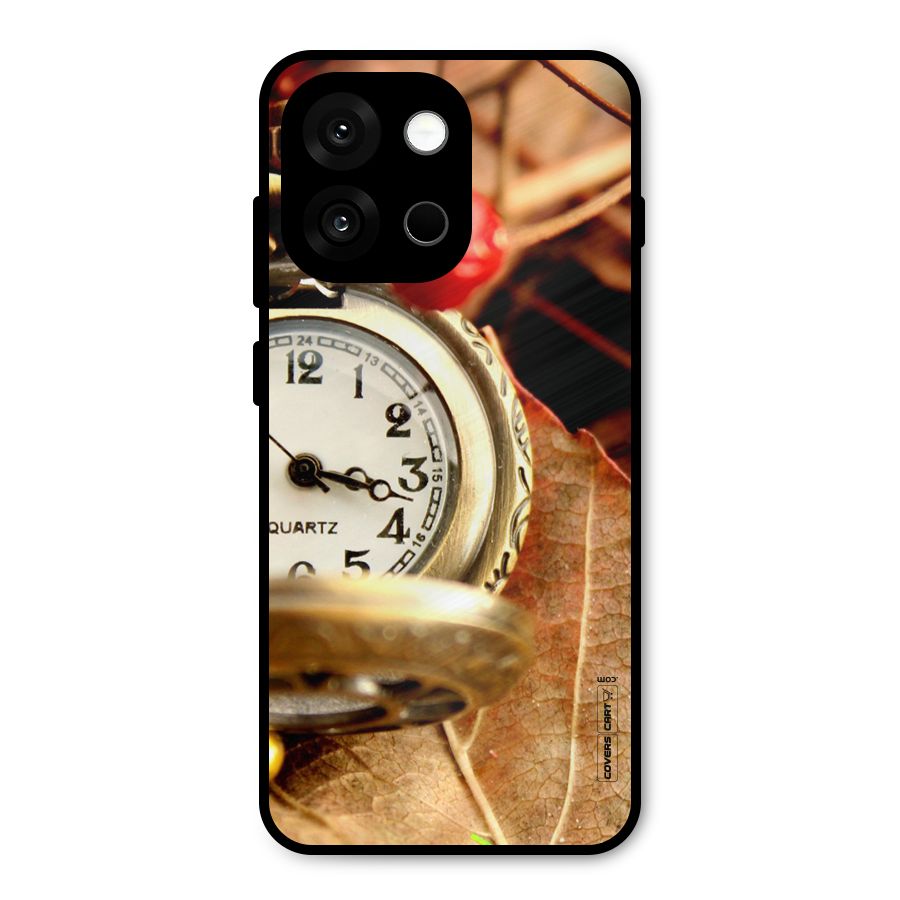 Cherry And Clock Metal Back Case for OnePlus 13s