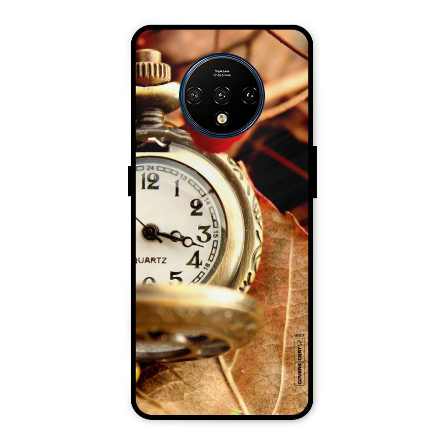 Cherry And Clock Metal Back Case for OnePlus 7T