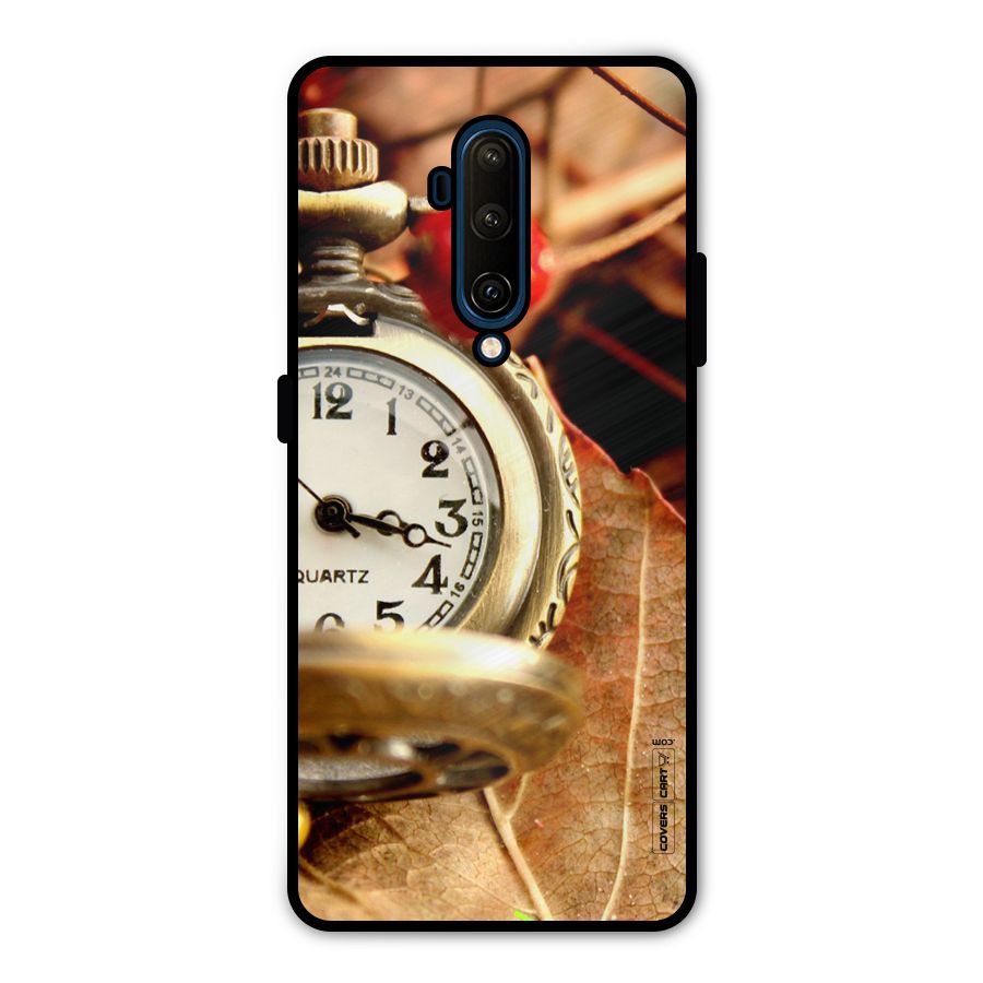 Cherry And Clock Metal Back Case for OnePlus 7T Pro