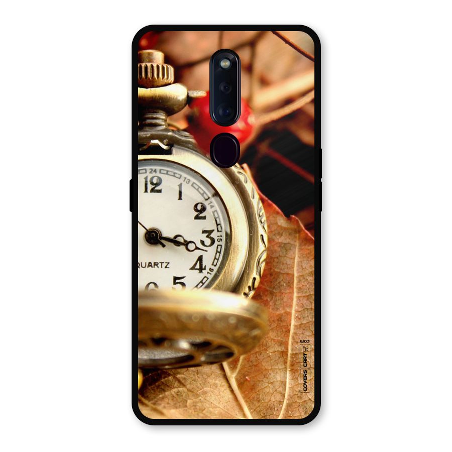 Cherry And Clock Metal Back Case for Oppo F11 Pro