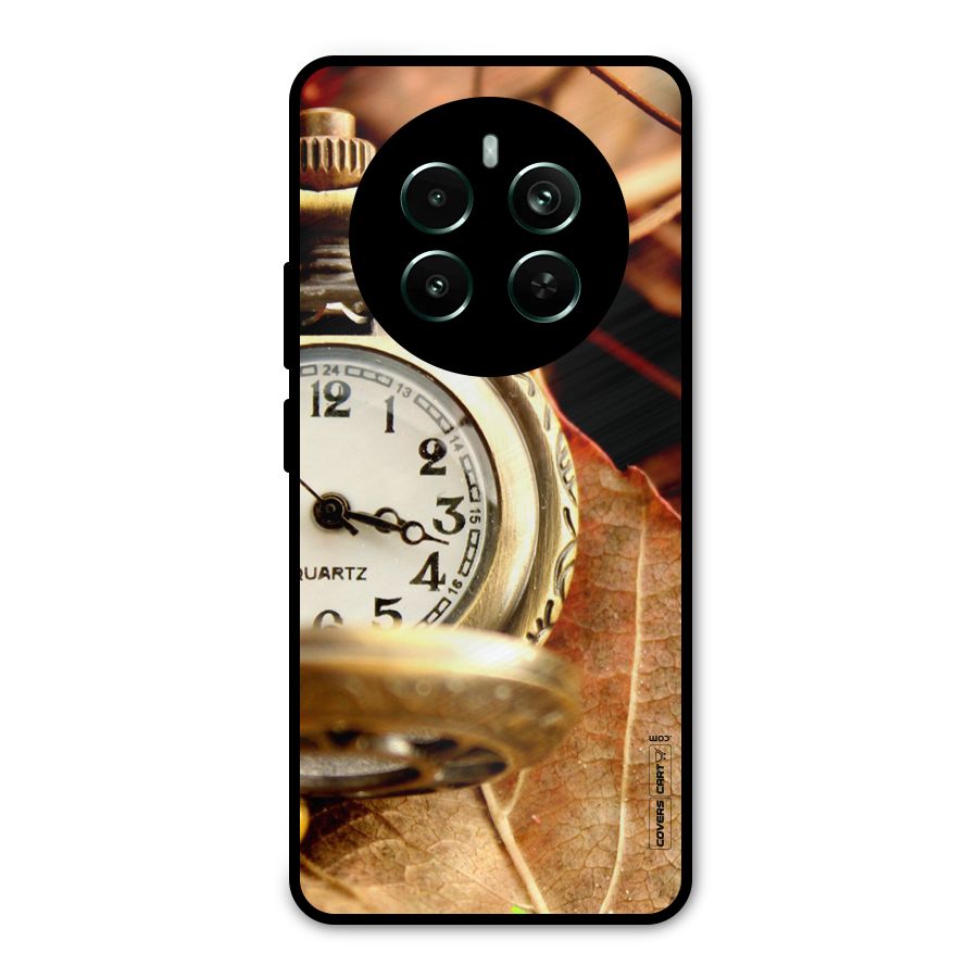 Cherry And Clock Metal Back Case for Realme 12 Pro Plus