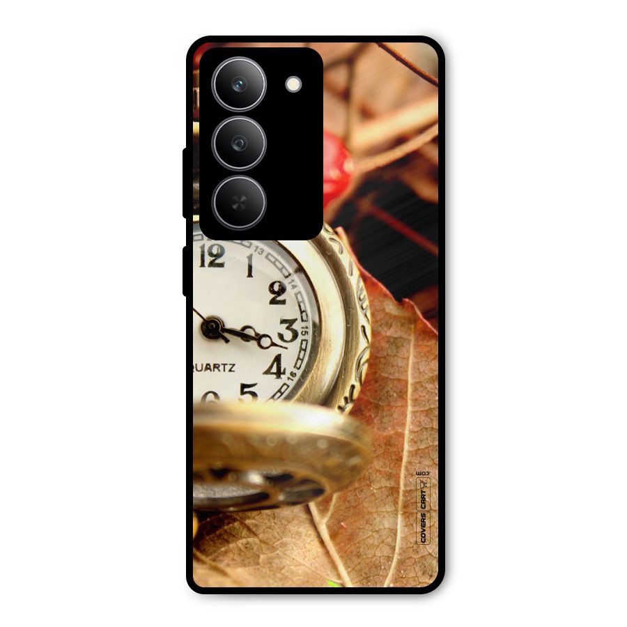 Cherry And Clock Metal Back Case for Realme 14x