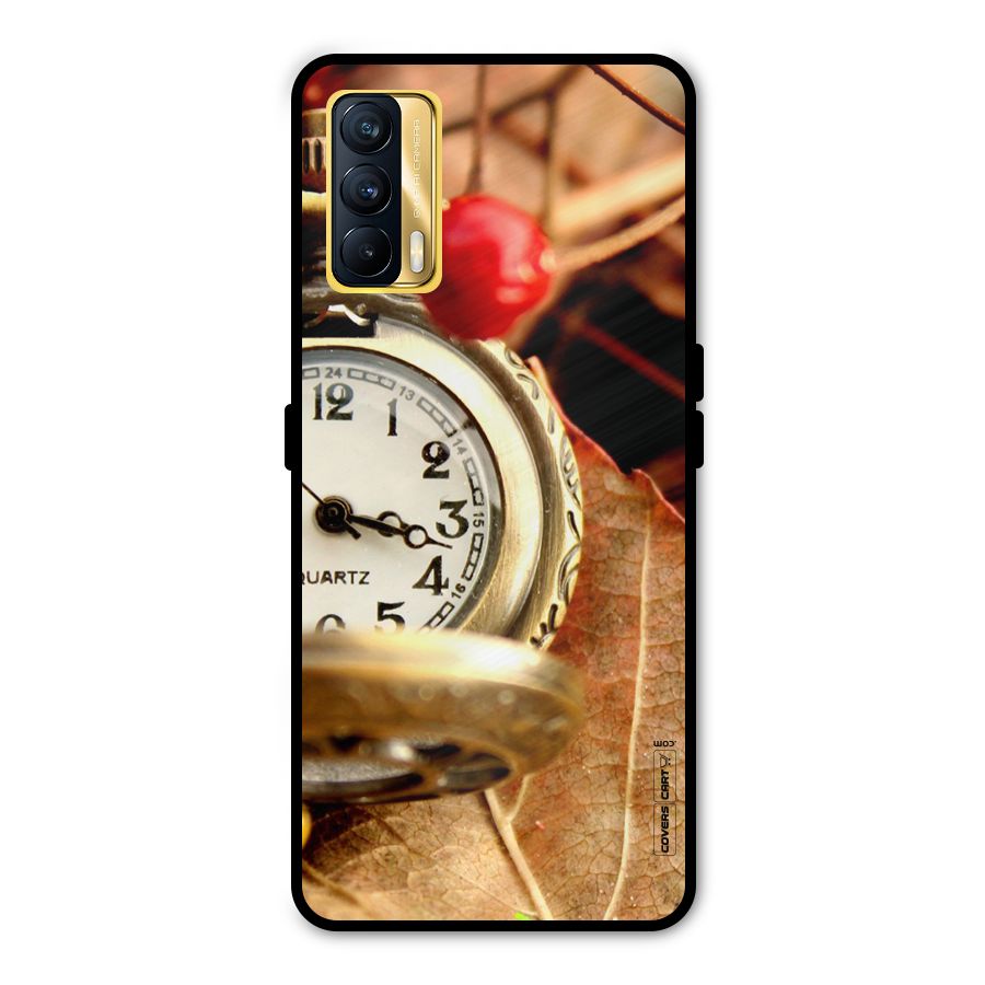 Cherry And Clock Metal Back Case for Realme X7