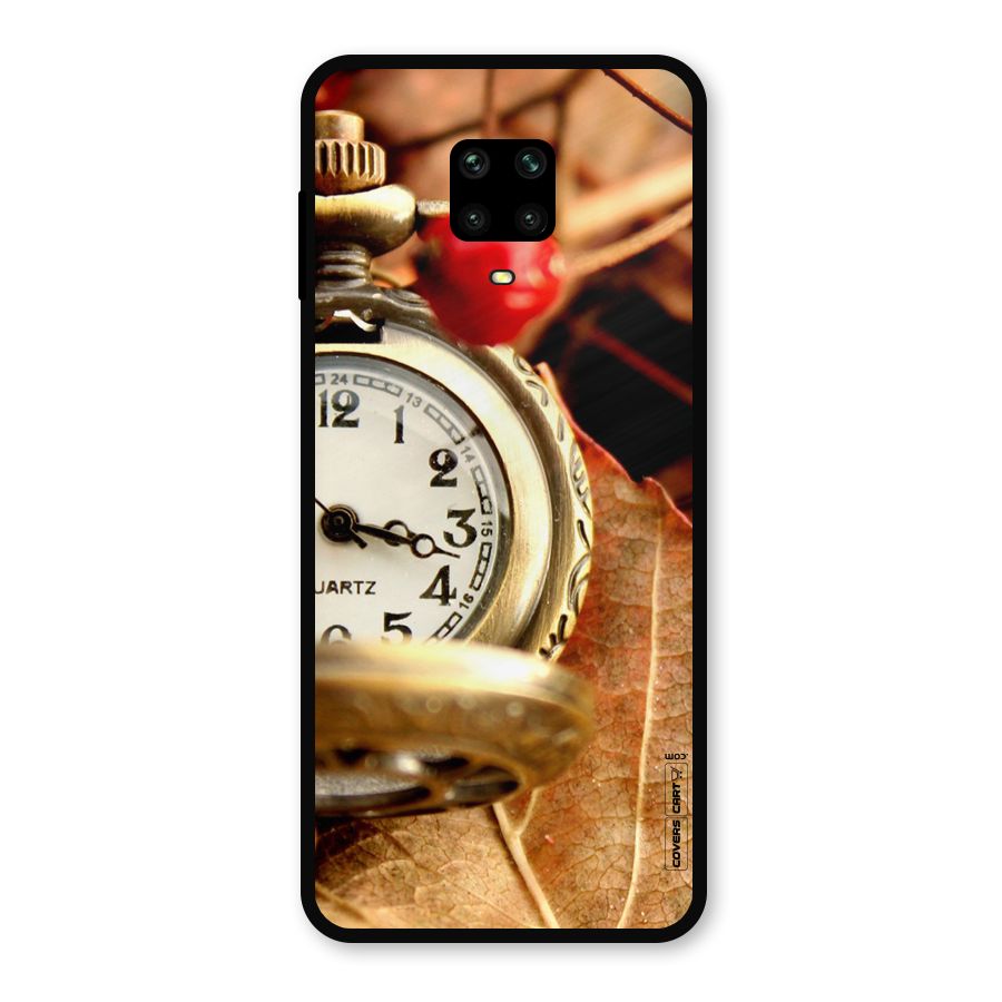 Cherry And Clock Metal Back Case for Redmi Note 9 Pro