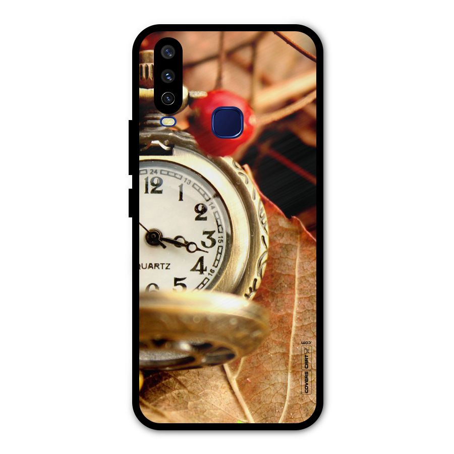 Cherry And Clock Metal Back Case for Vivo V17