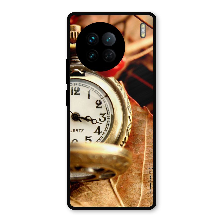 Cherry And Clock Metal Back Case for Vivo X90