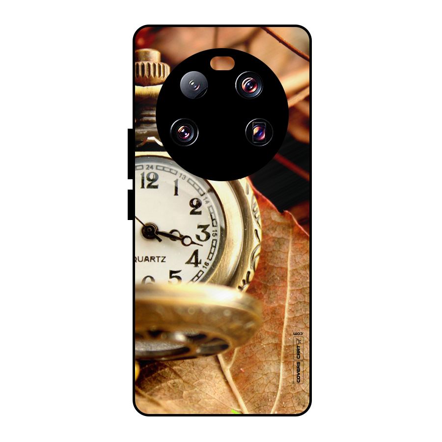 Cherry And Clock Metal Back Case for Xiaomi 13 Ultra
