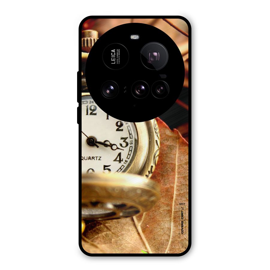 Cherry And Clock Metal Back Case for Xiaomi 15 Ultra