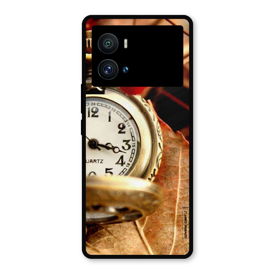 Cherry And Clock Metal Back Case for iQOO 9 Pro