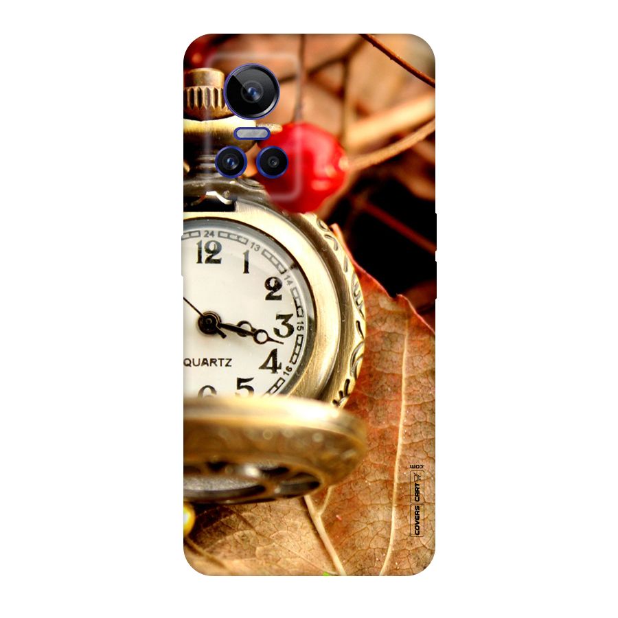 Cherry And Clock Original Polycarbonate Back Case for Realme GT Neo 3