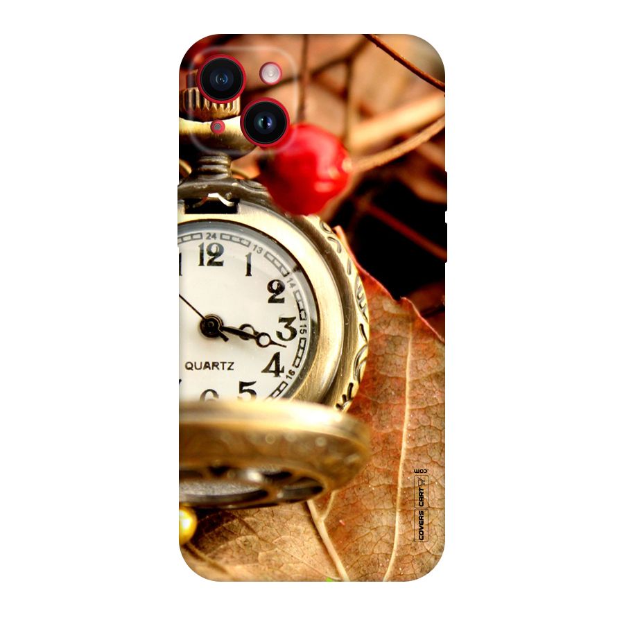 Cherry And Clock Original Polycarbonate Back Case for iPhone 14 Plus