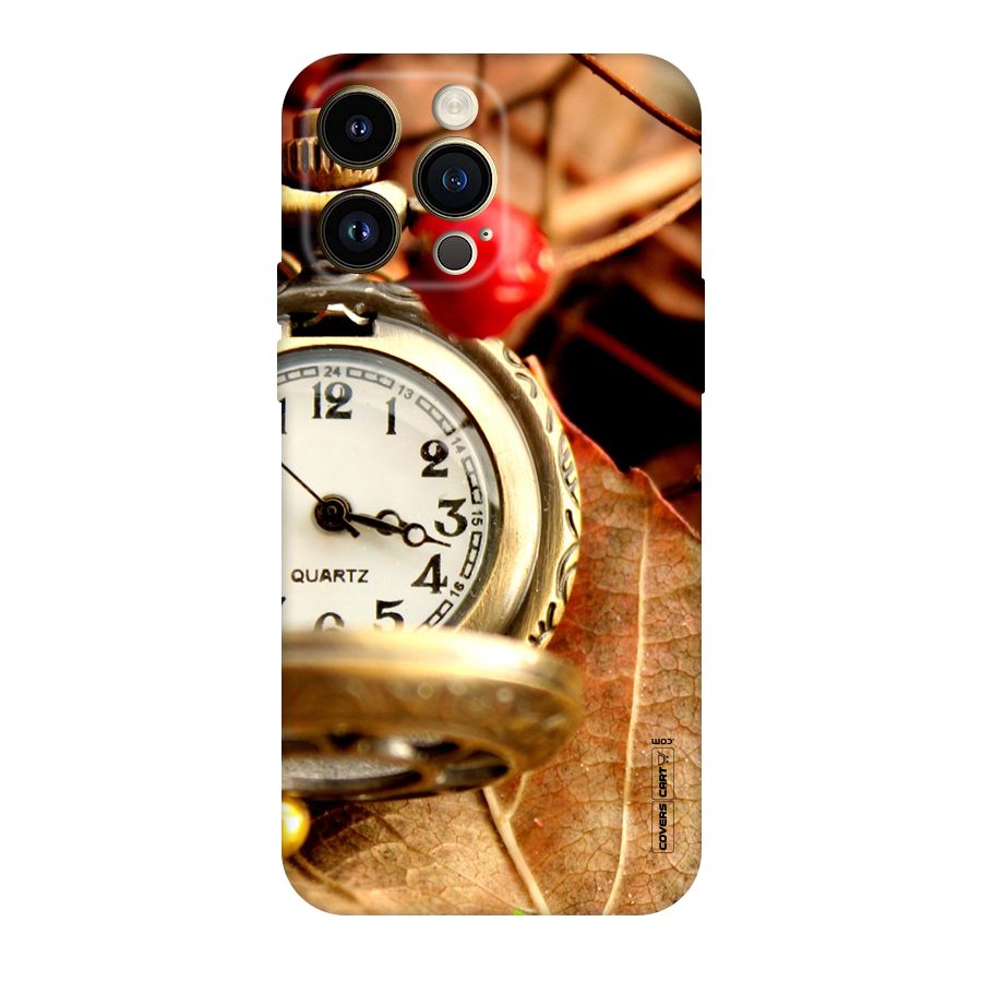 Cherry And Clock Original Polycarbonate Back Case for iPhone 14 Pro Max