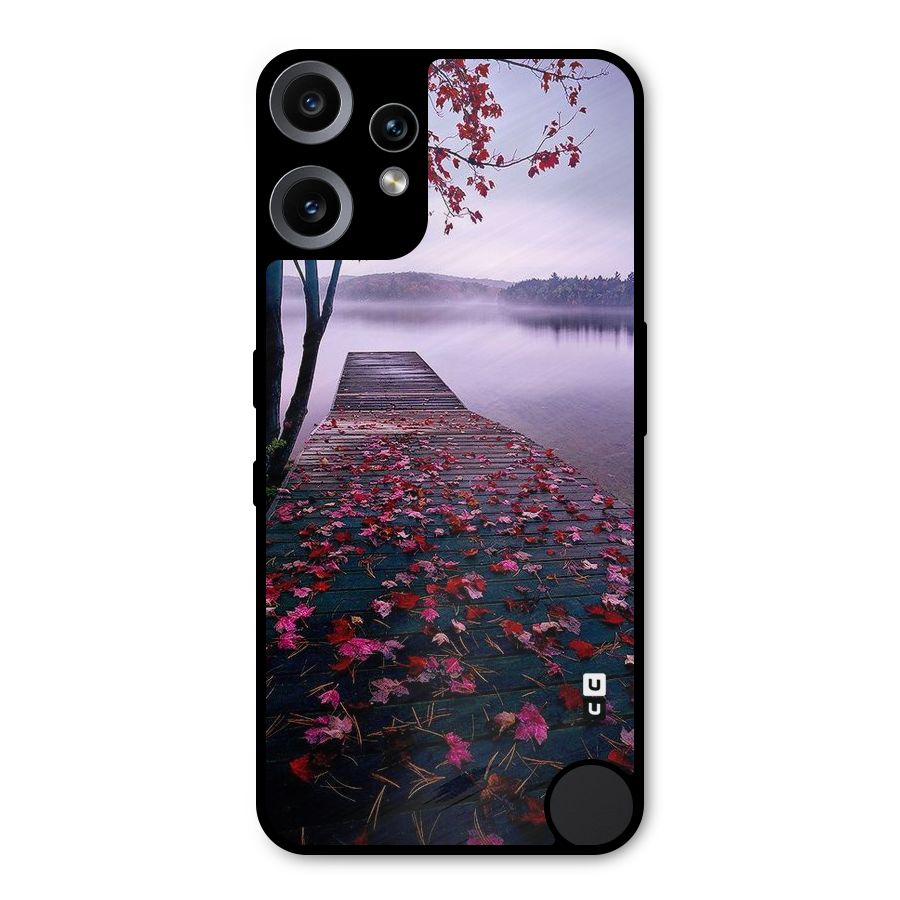 Cherry Blossom Dock Metal Back Case for Nothing CMF Phone 2 Pro