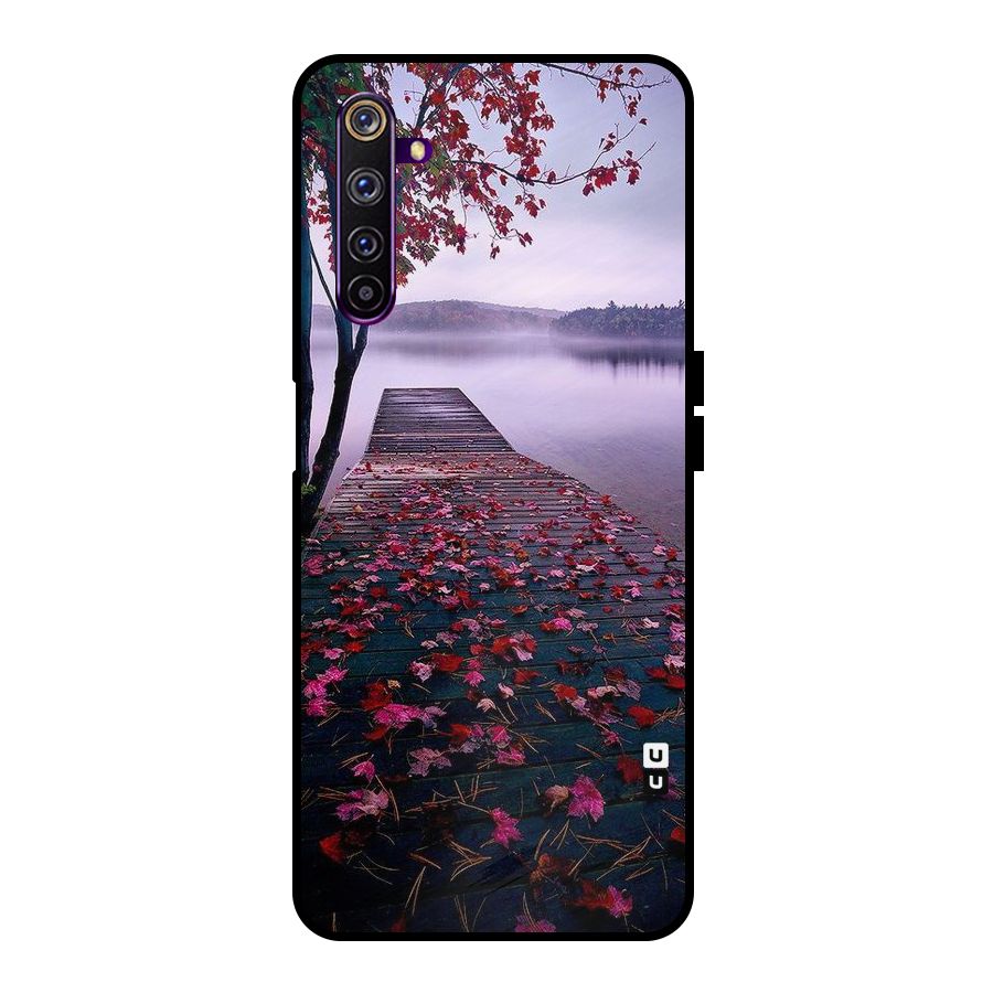Cherry Blossom Dock Metal Back Case for Realme 6 Pro