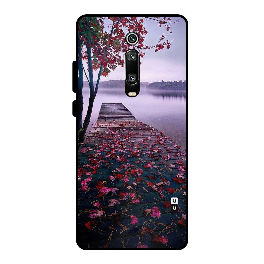 Cherry Blossom Dock Metal Back Case for Redmi K20