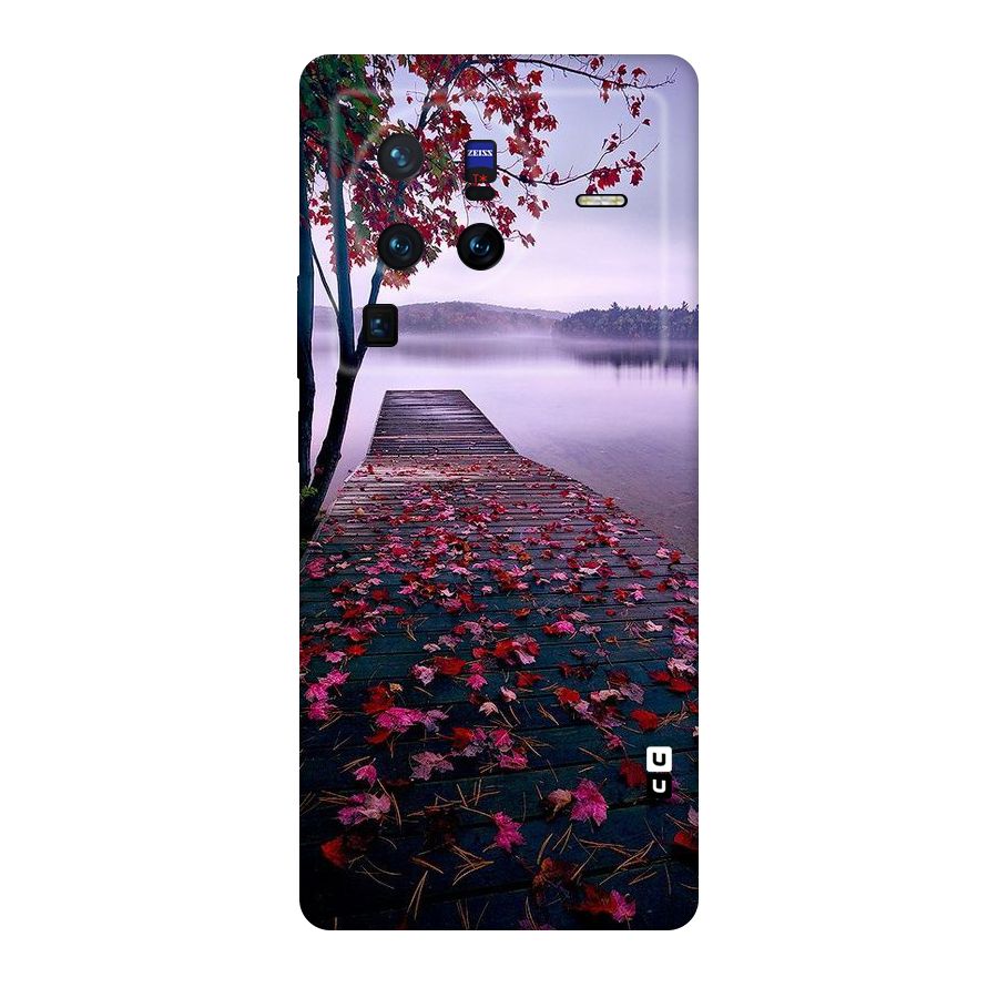 Cherry Blossom Dock Original Polycarbonate Back Case for Vivo X80