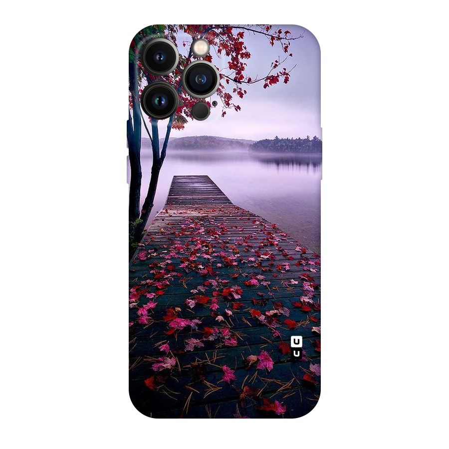Cherry Blossom Dock Original Polycarbonate Back Case for iPhone 13 Pro Max