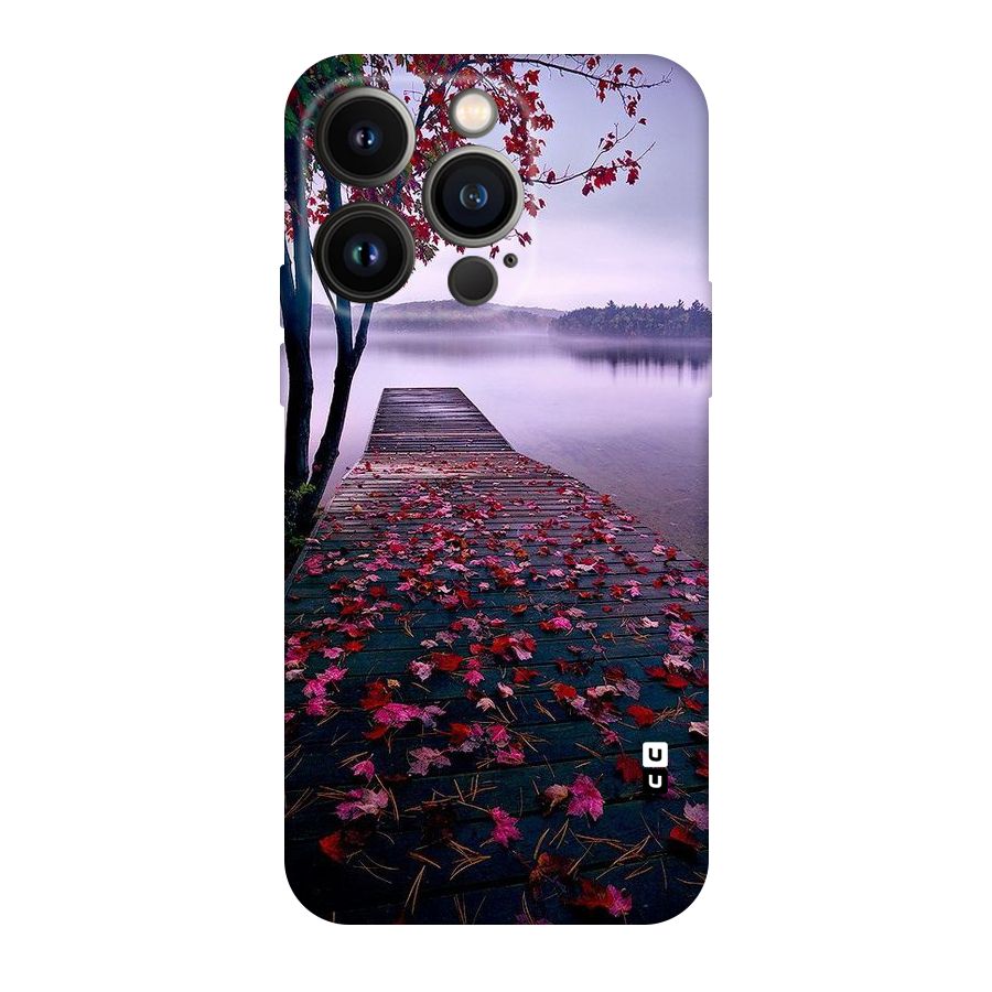 Cherry Blossom Dock Original Polycarbonate Back Case for iPhone 14 Pro
