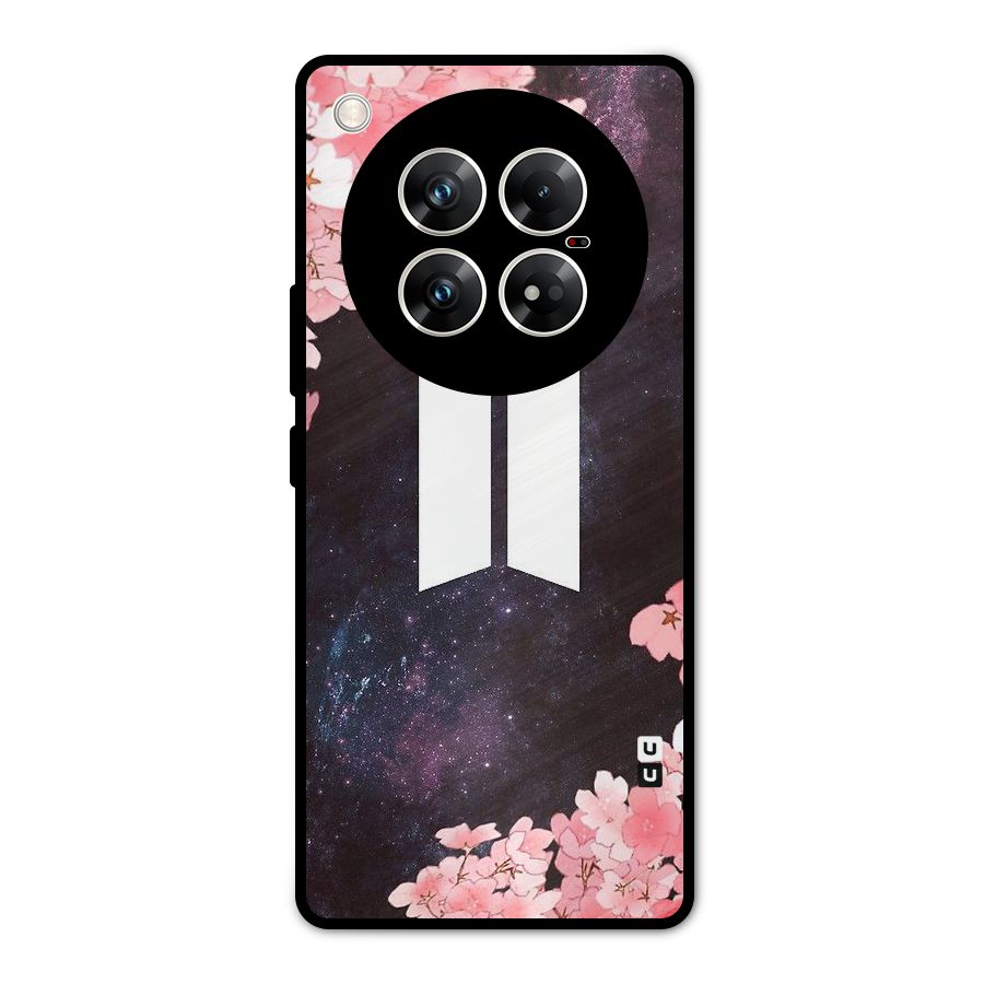 Cherry Blossom Pause Design Metal Back Case for Infinix Zero 40 5G
