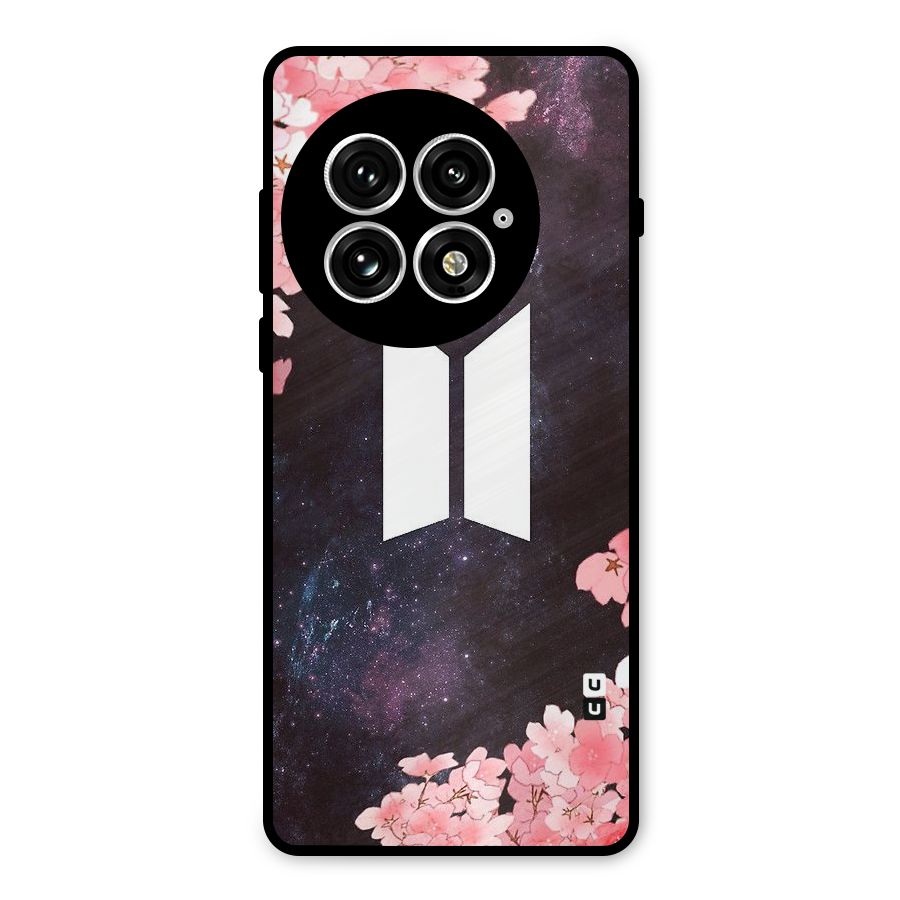 Cherry Blossom Pause Design Metal Back Case for OnePlus 13