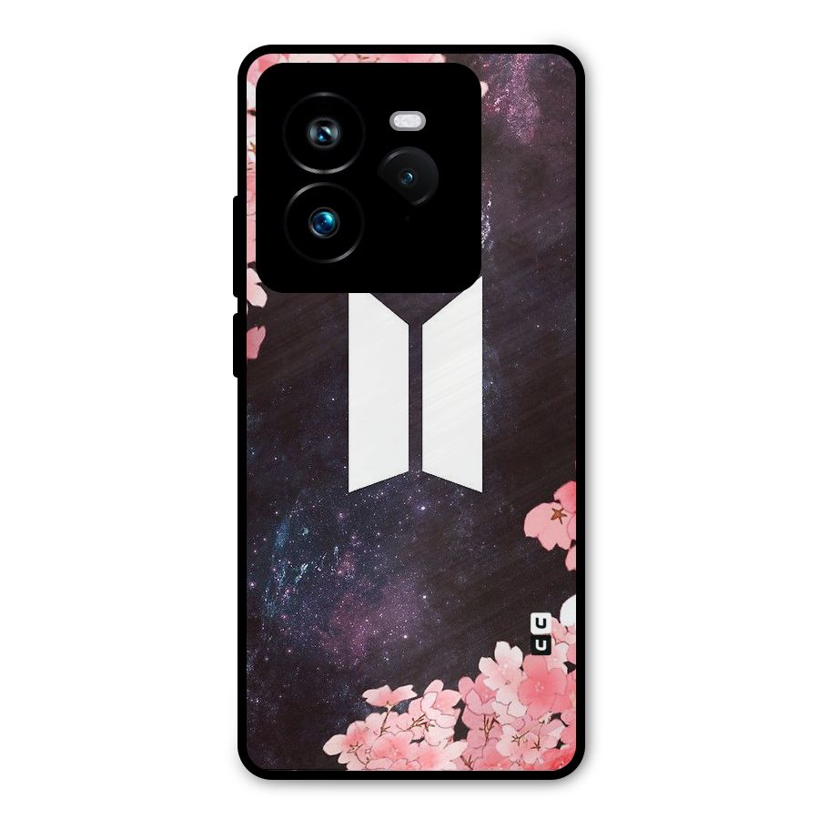 Cherry Blossom Pause Design Metal Back Case for Realme GT 7 Pro