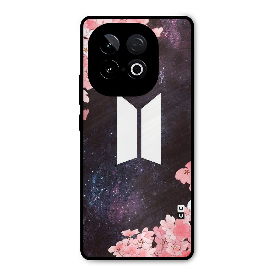 Cherry Blossom Pause Design Metal Back Case for iQOO Neo 10