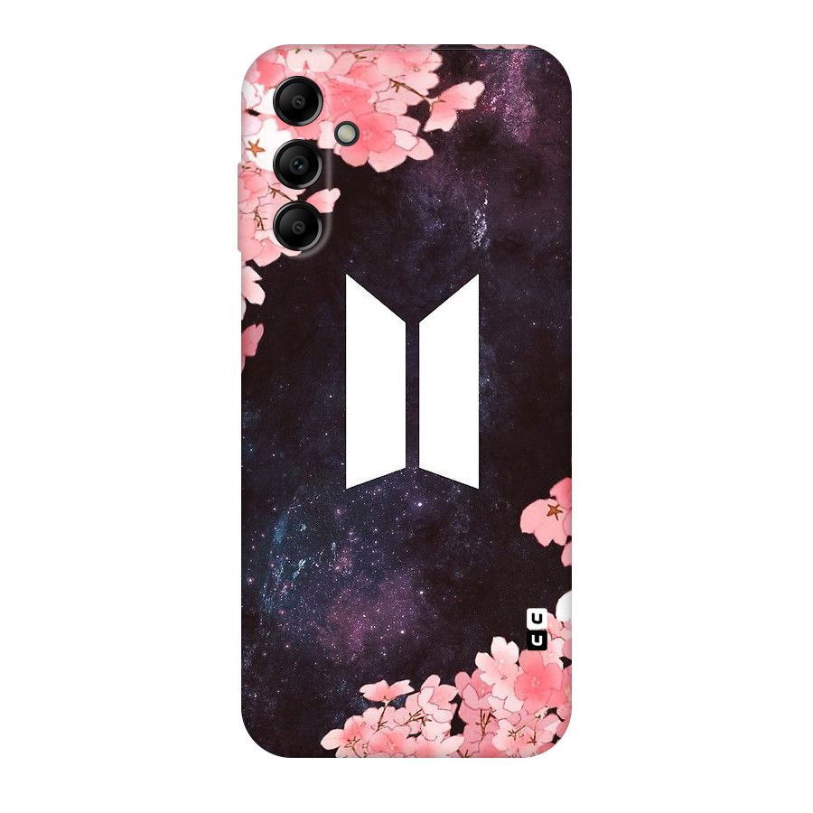 Cherry Blossom Pause Design Original Polycarbonate Back Case for Galaxy A14 5G