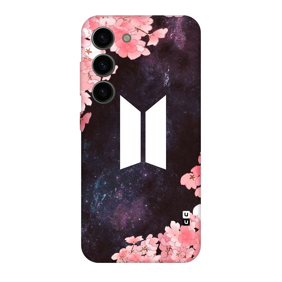 Cherry Blossom Pause Design Original Polycarbonate Back Case for Galaxy S23