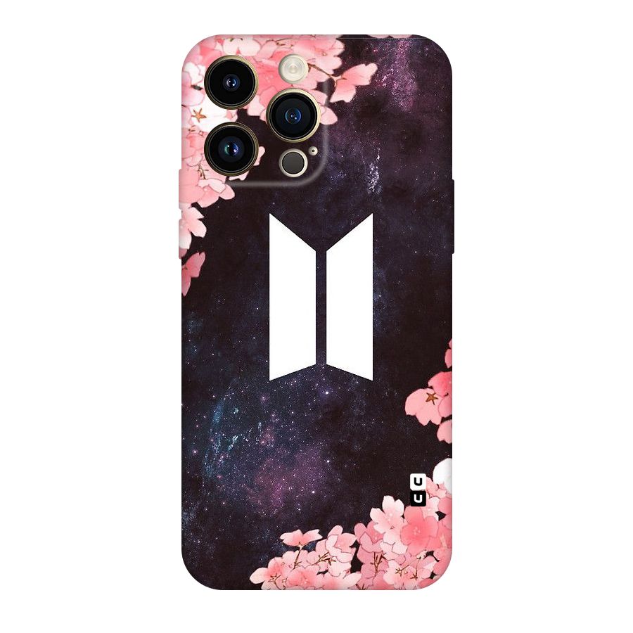 Cherry Blossom Pause Design Original Polycarbonate Back Case for iPhone 14 Pro Max