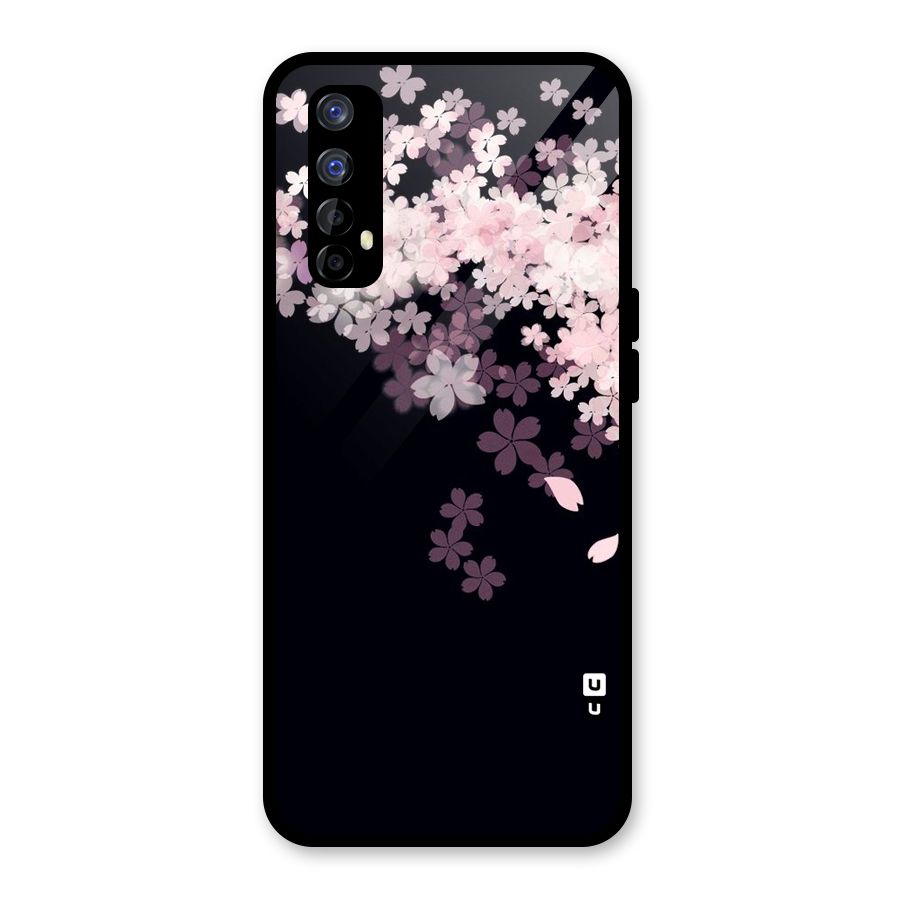 Cherry Flowers Pink Glass Back Case for Realme Narzo 20 Pro
