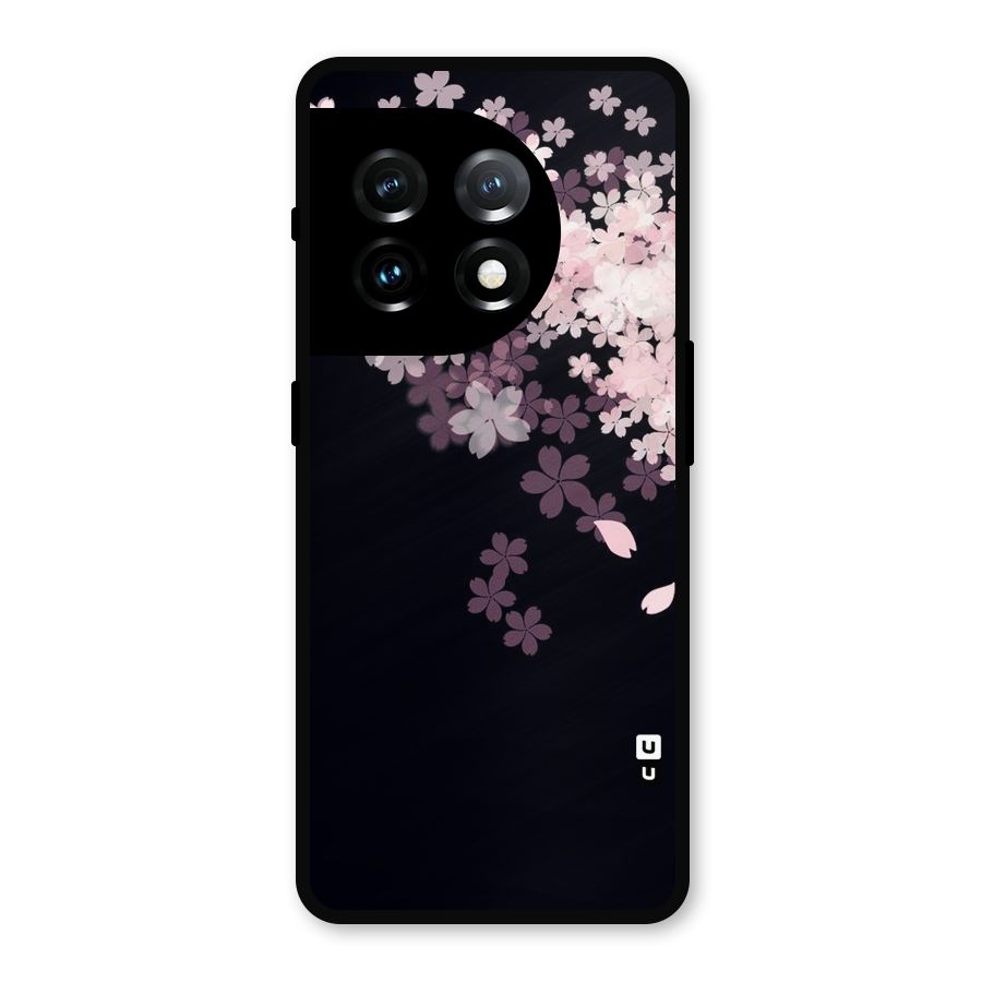 Cherry Flowers Pink Metal Back Case for OnePlus 11