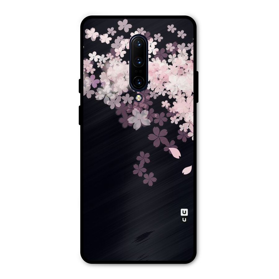 Cherry Flowers Pink Metal Back Case for OnePlus 7 Pro