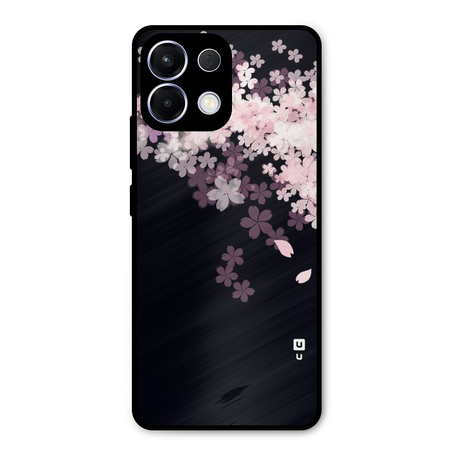 Cherry Flowers Pink Metal Back Case for Oppo K13