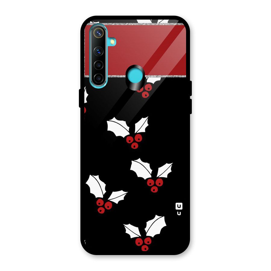Cherry Leaf Design Glass Back Case for Realme Narzo 10