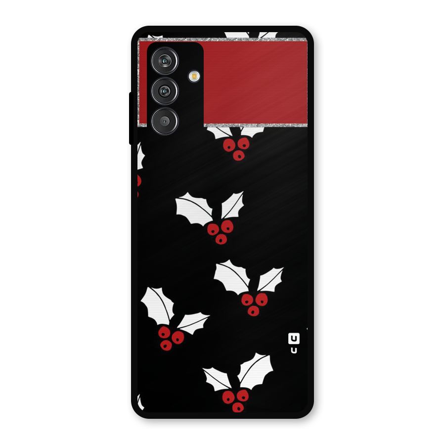 Cherry Leaf Design Metal Back Case for Galaxy F13