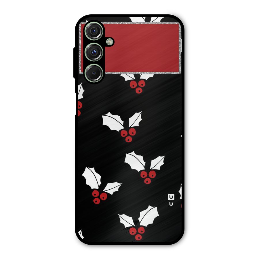 Cherry Leaf Design Metal Back Case for Galaxy M34