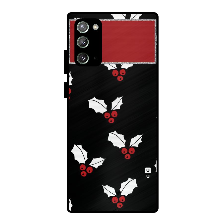 Cherry Leaf Design Metal Back Case for Galaxy Note 20