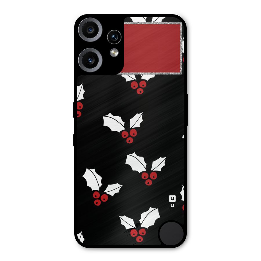 Cherry Leaf Design Metal Back Case for Nothing CMF Phone 2 Pro