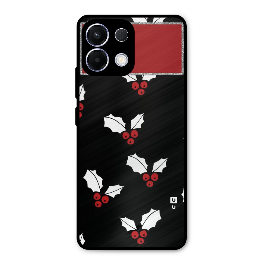 Cherry Leaf Design Metal Back Case for Oppo K13