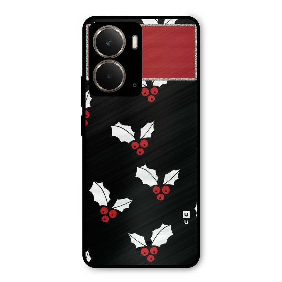 Cherry Leaf Design Metal Back Case for Realme P3