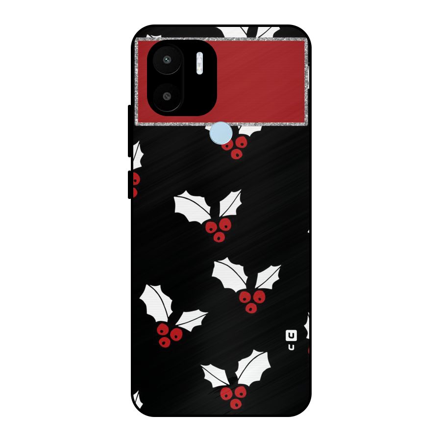 Cherry Leaf Design Metal Back Case for Redmi A1+