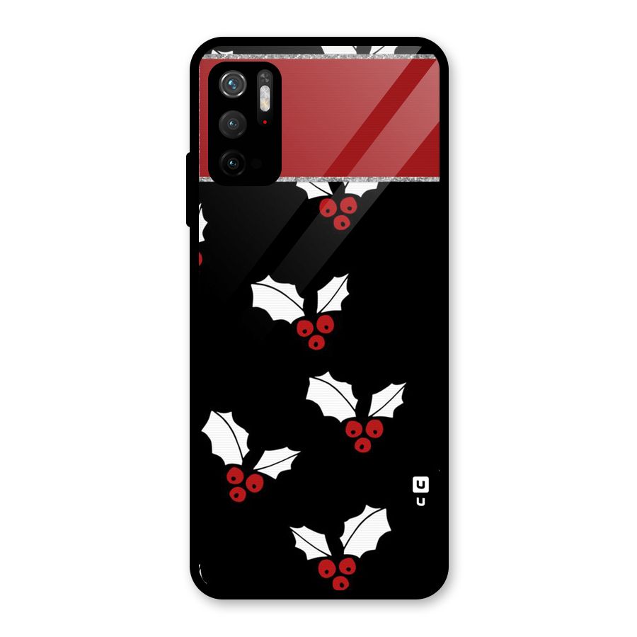 Cherry Leaf Design Metal Back Case for Redmi Note 10T 5G
