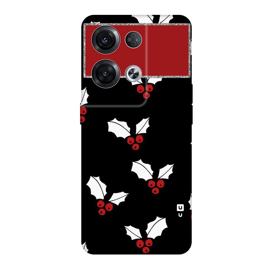 Cherry Leaf Design Original Polycarbonate Back Case for Oppo Reno8 Pro 5G