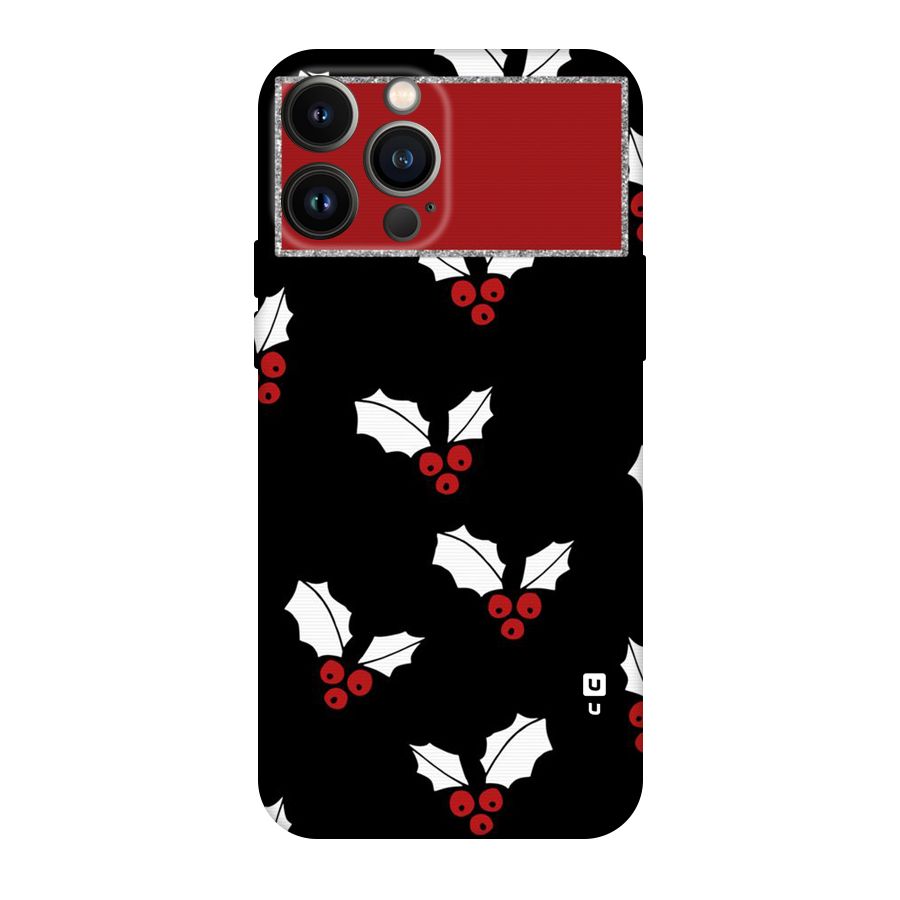 Cherry Leaf Design Original Polycarbonate Back Case for iPhone 13 Pro Max