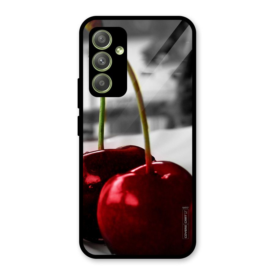 Cherry Photography Glass Back Case for Galaxy A54